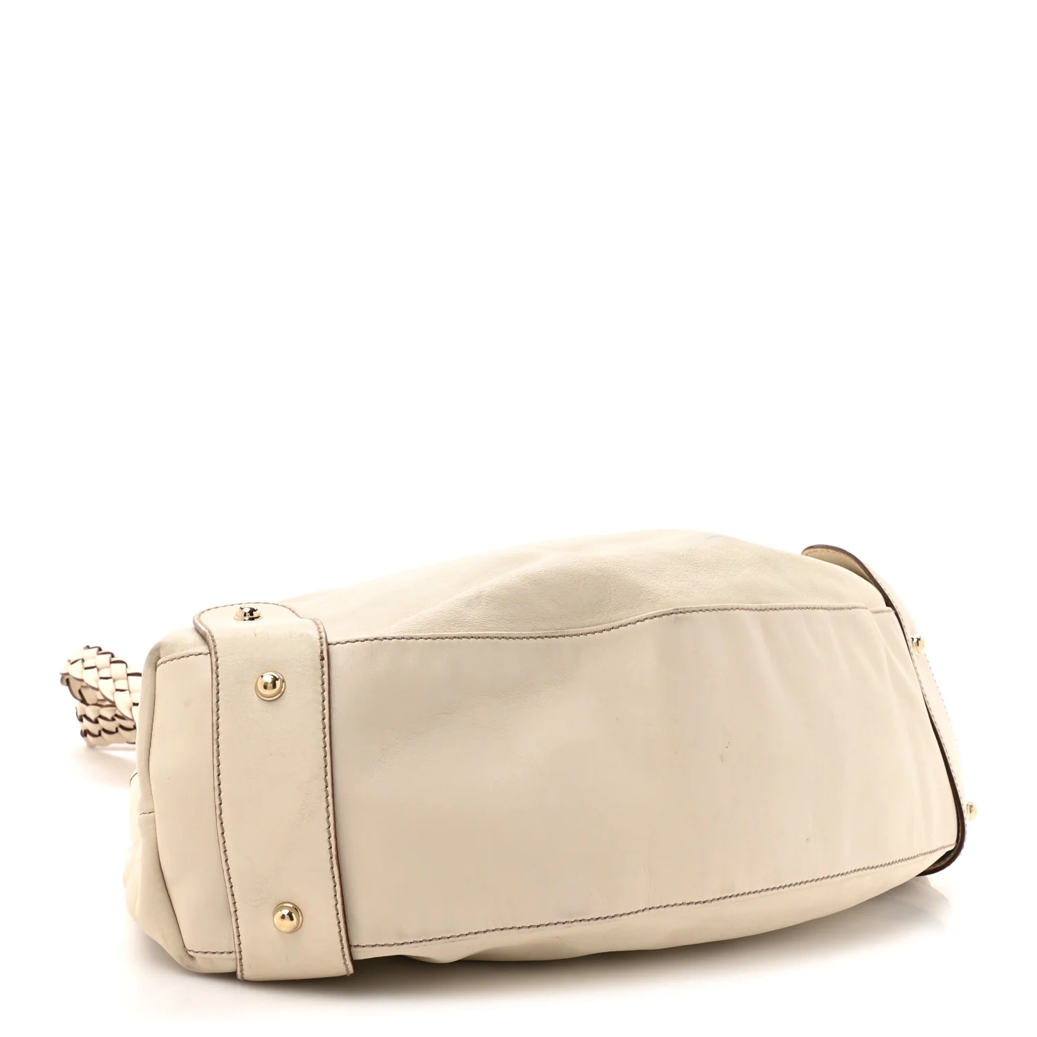 Calfskin Medium Pelham Shoulder Bag Off White - Top Club
