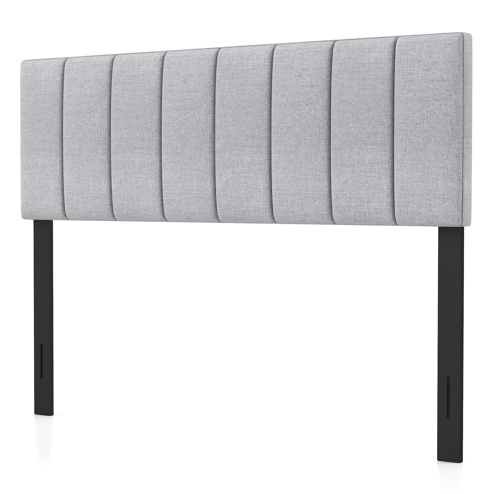 BEFOUNDLOVELY Linen Upholstered Headboard for Full & Queen Size Bed