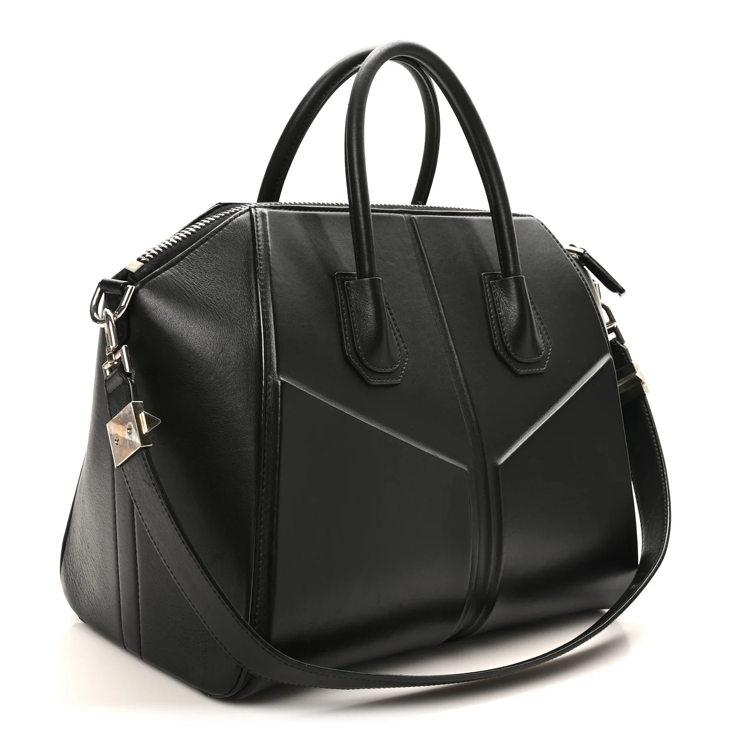 Calfskin 3D Medium Antigona Black - Top Club