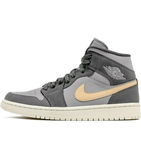 Wmns Air Jordan 1 Mid  Iron Grey Onyx  BQ6472-020 - Sneaker Replica Workshop