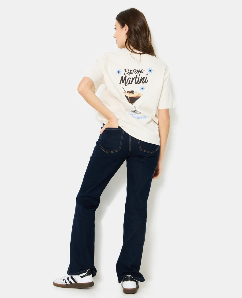 Pimkie T-shirt oversize avec print poitrine et dos