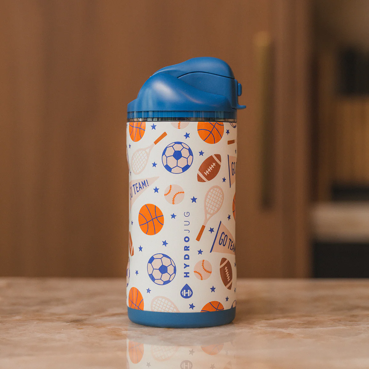 Ease2o (14oz) FreeSip® Stainless Steel Water Bottle -  All Stars