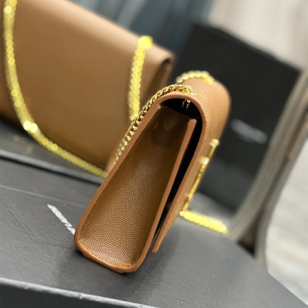 YSL kate medium in grain de poudre embossed leather - Top Club