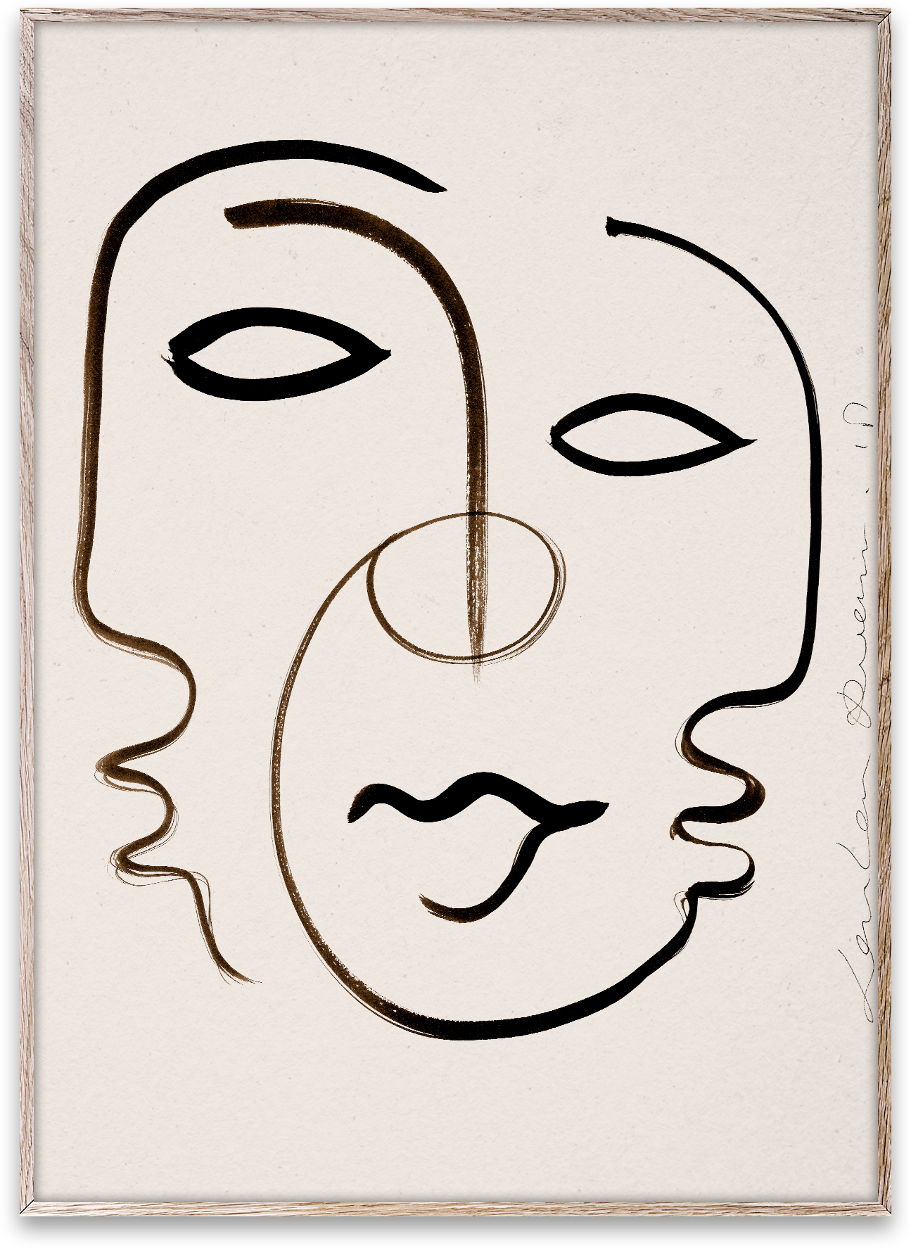 Poster We are one 50 x 70 cm