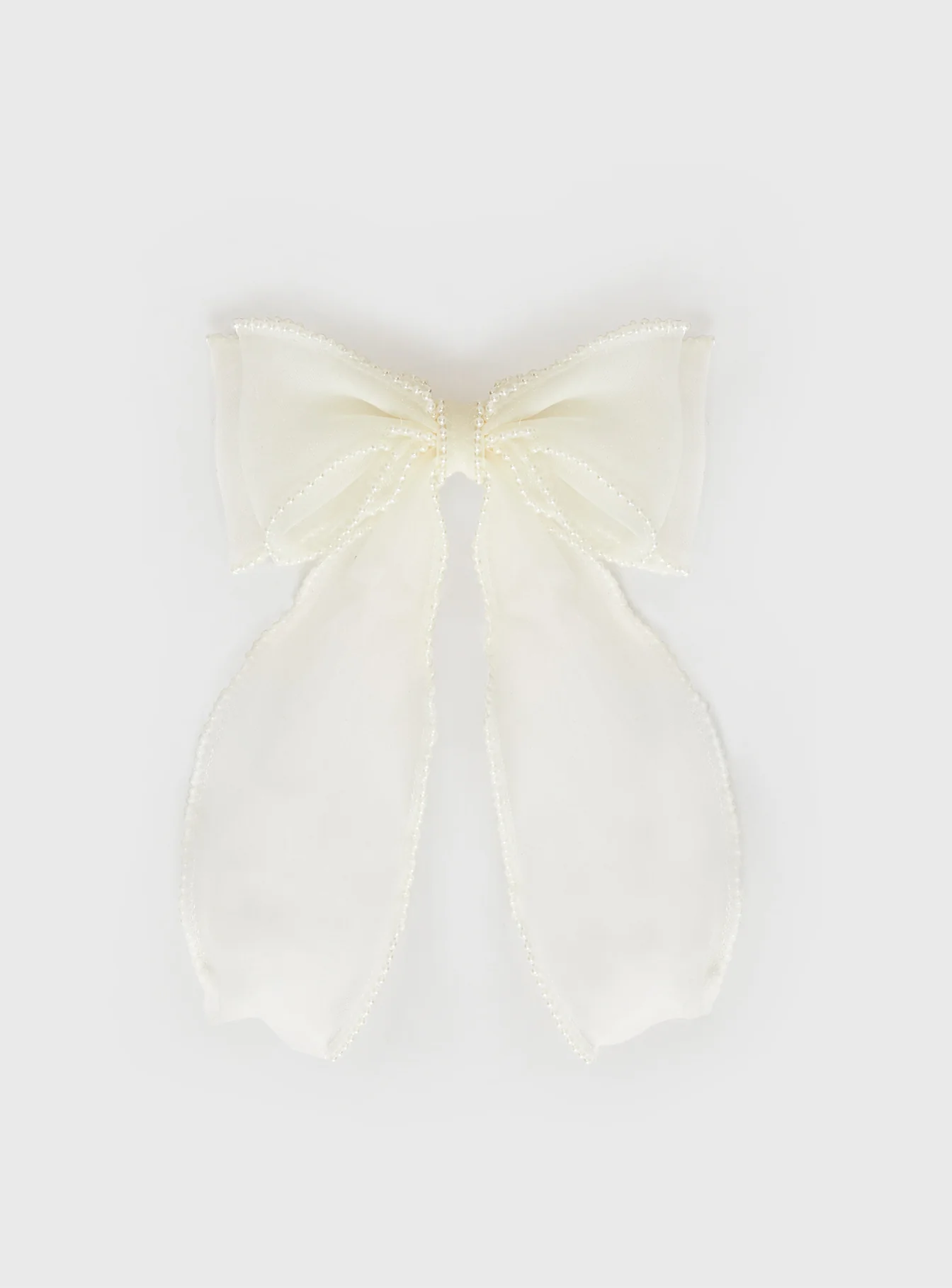 Emorie Hair Bow White