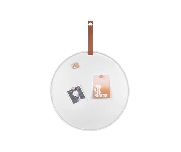 Memo board Perky iron white