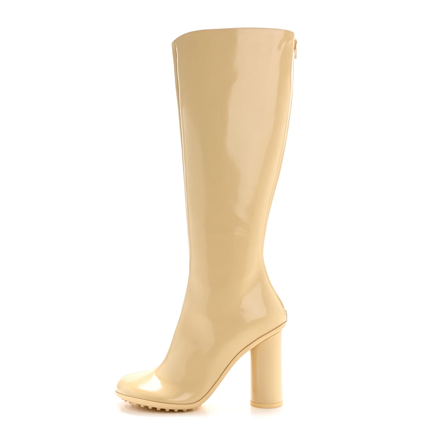 Patent Lambskin Atomic Boots 39 Rubber - Top Club