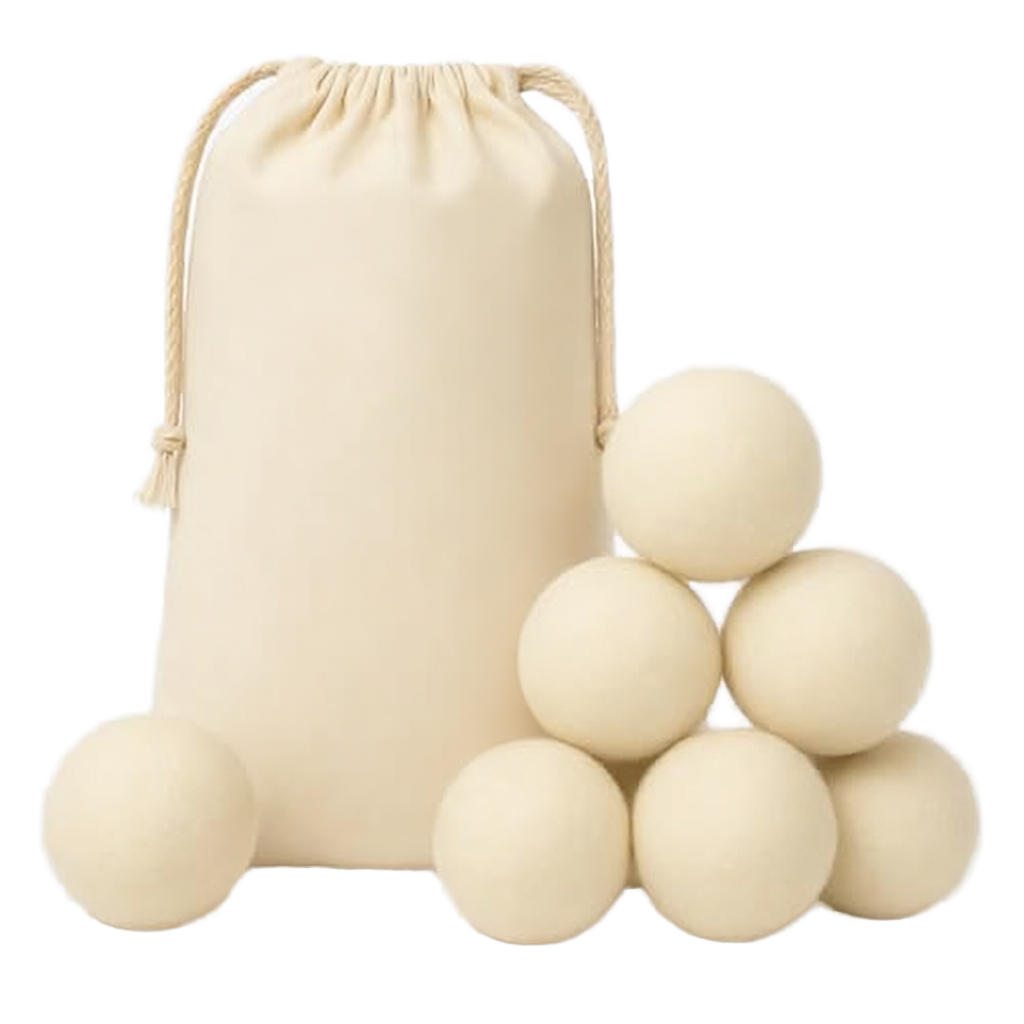 XL Dryer Balls 100% New Zealand Wool Reusable Eco-Friendly Reduces Drying Time Static 7cm Washing Machine