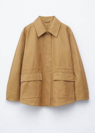 & Other Stories OVERSIZED DRAWSTRING UTILITY JACKET