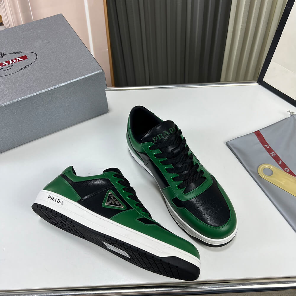 Prada Downtown nappa leather sneakers - Top Club