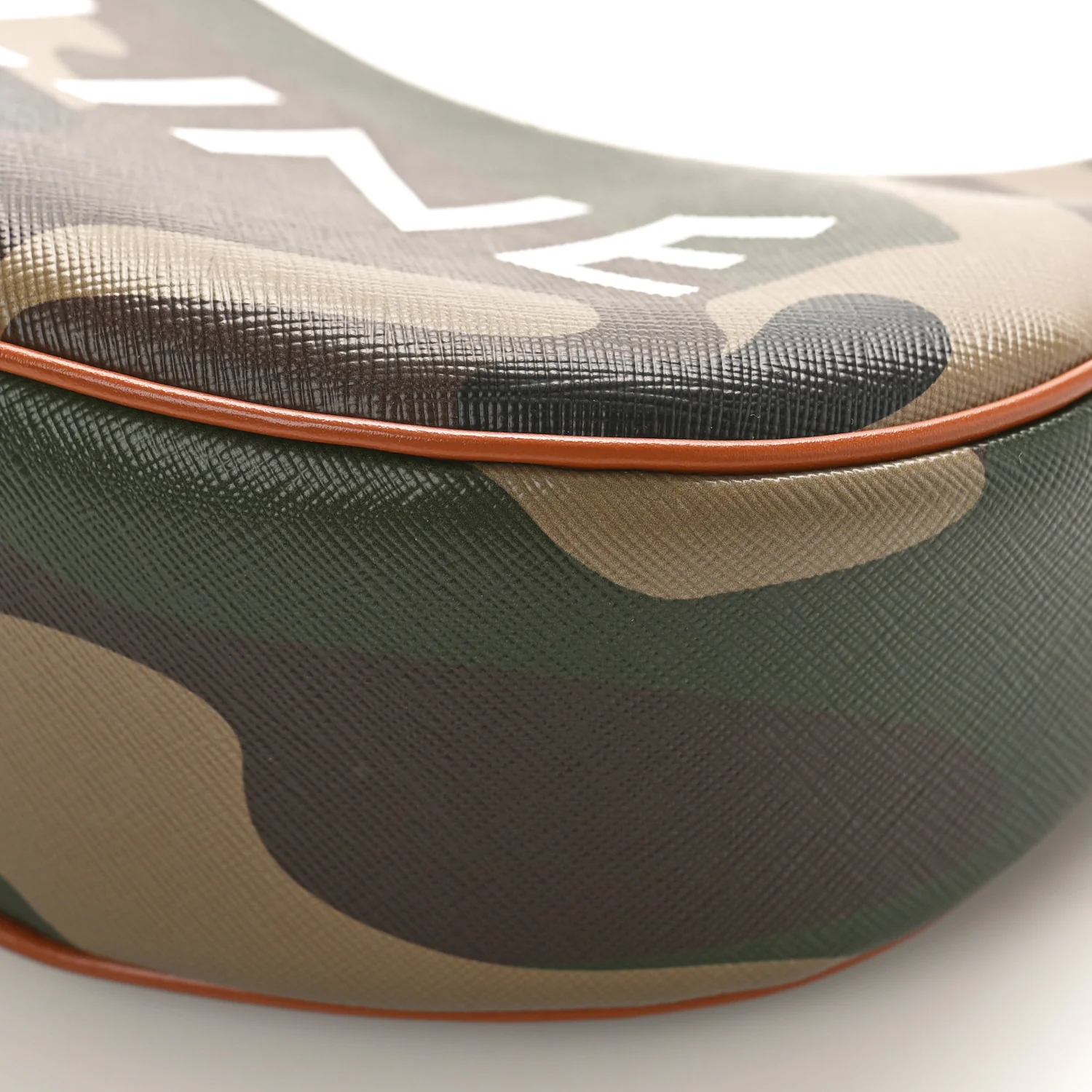 Canvas Calfskin Camouflage Ava Logo Triomphe Shoulder Bag Khaki - Top Club