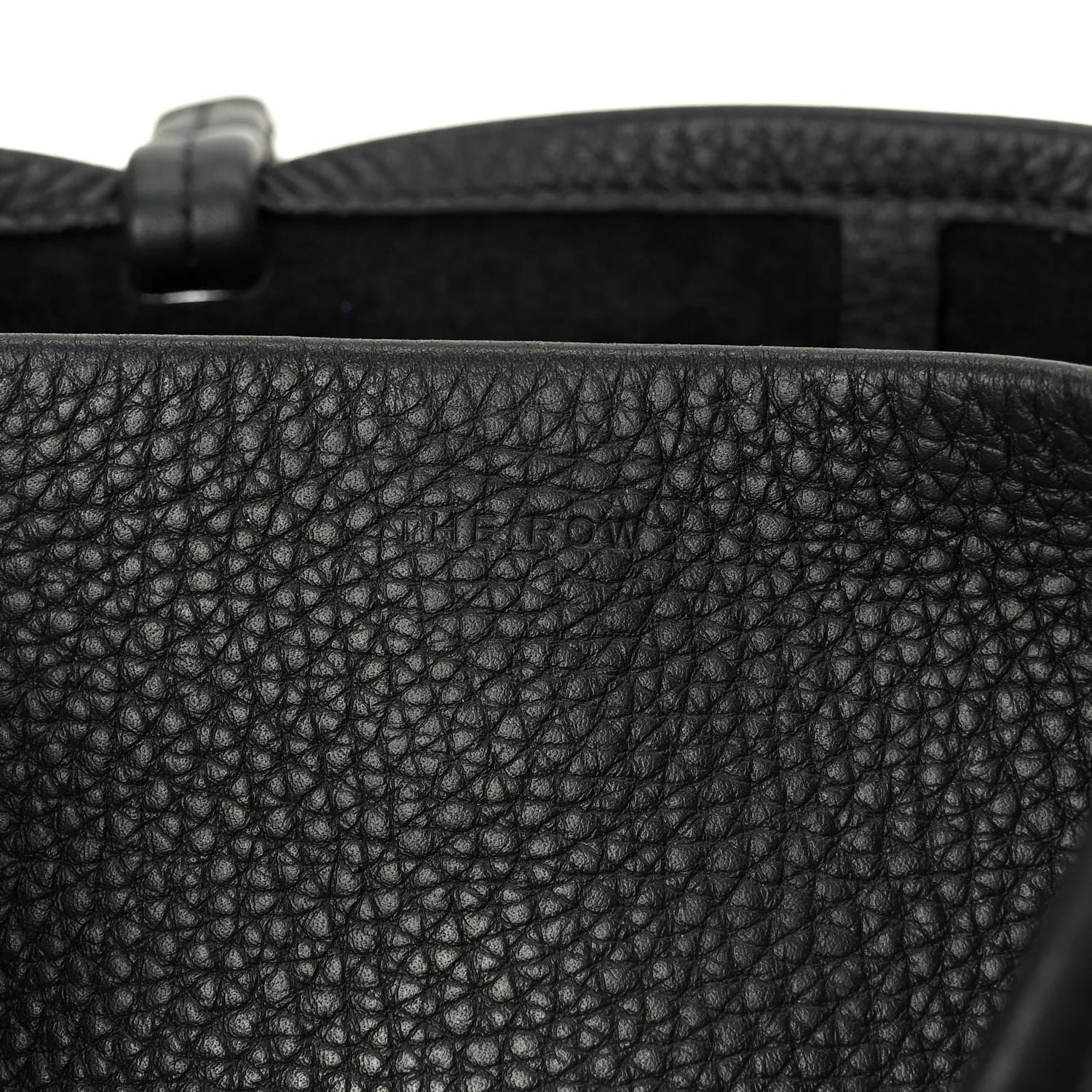 Grained Calfskin Small Park Tote Black - Top Club