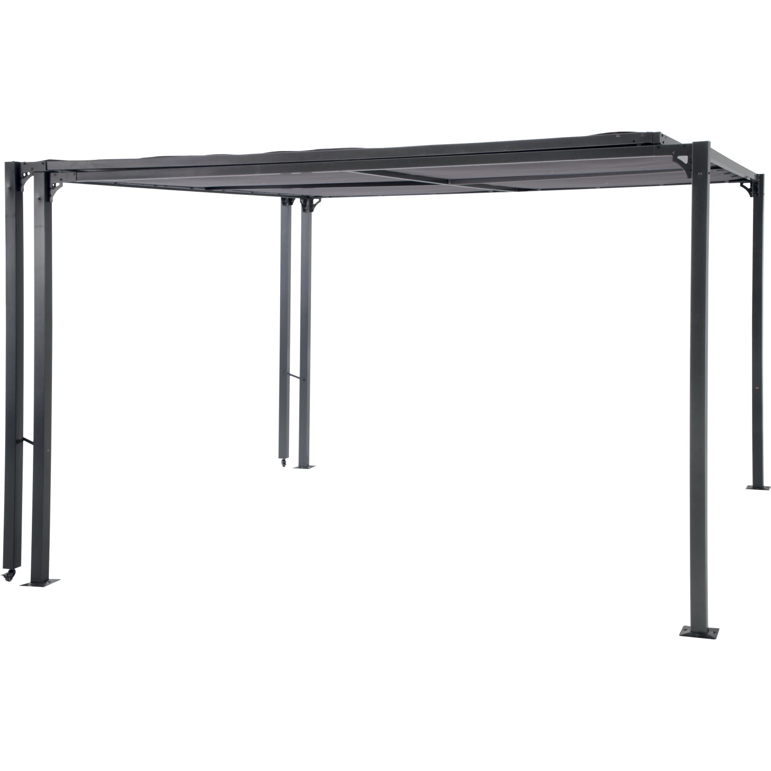 Pergola in acciaio e poliestere Noorvik 314-575x300x225 cm