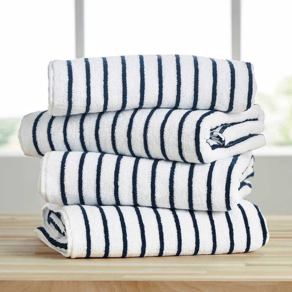 100% Cotton Cabana Towel Set (4-Pack)