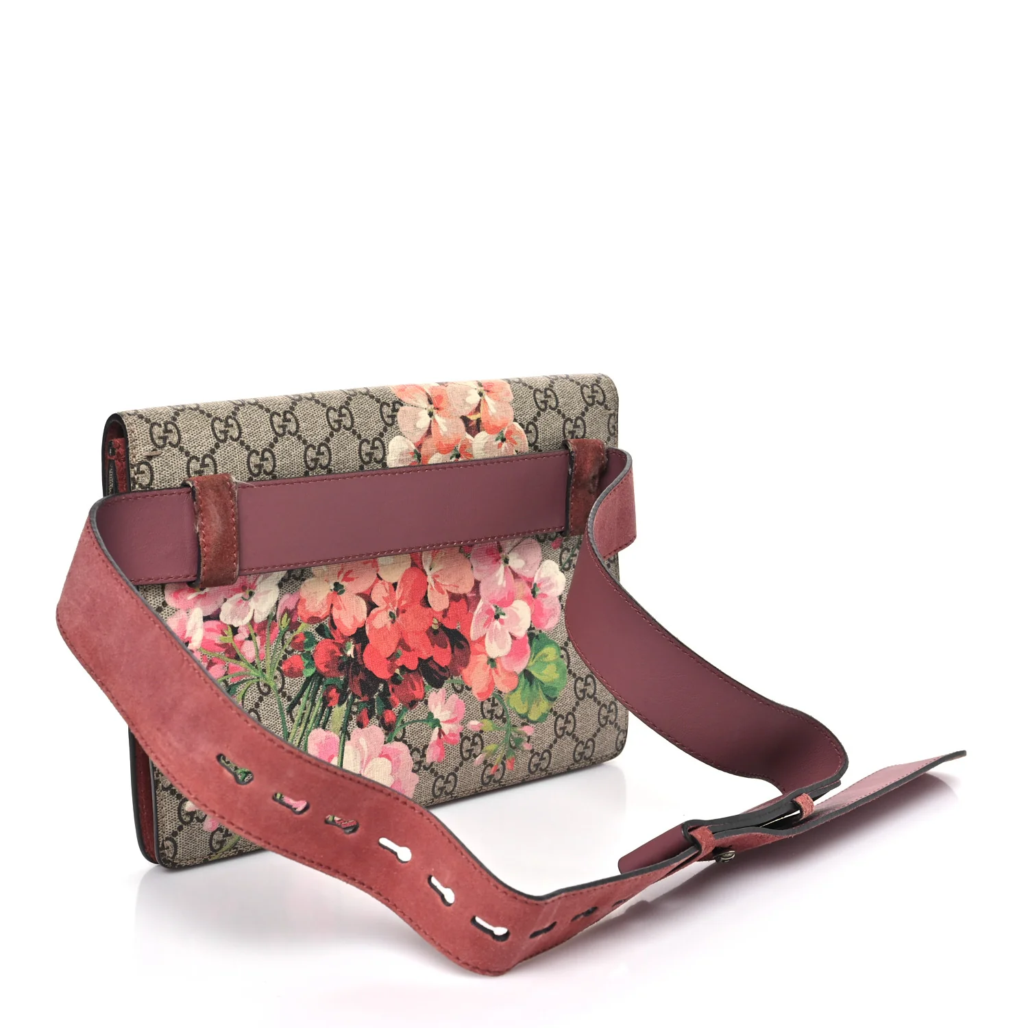 GG Supreme Monogram Blooms Dionysus Belt Bag Beige Multicolor Dry Rose - Top Club