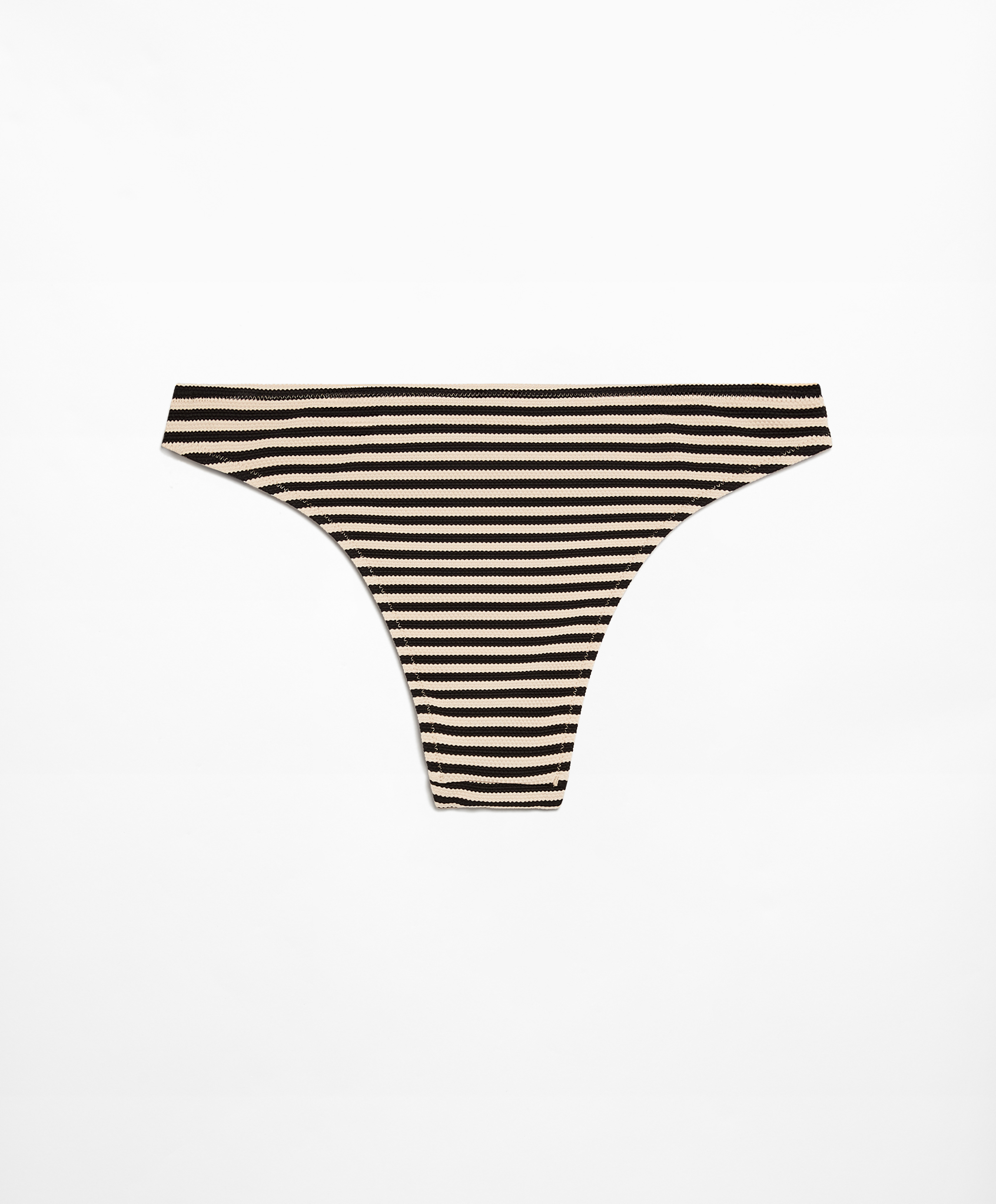 OYSHO Stripe piqué medium-coverage bikini briefs