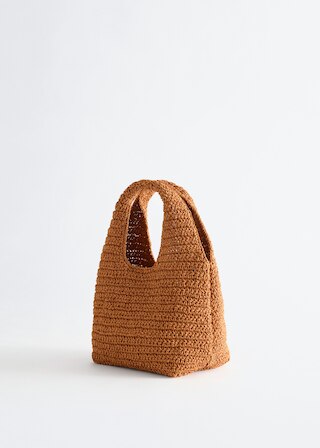 & Other Stories PAPER STRAW MINI TOTE