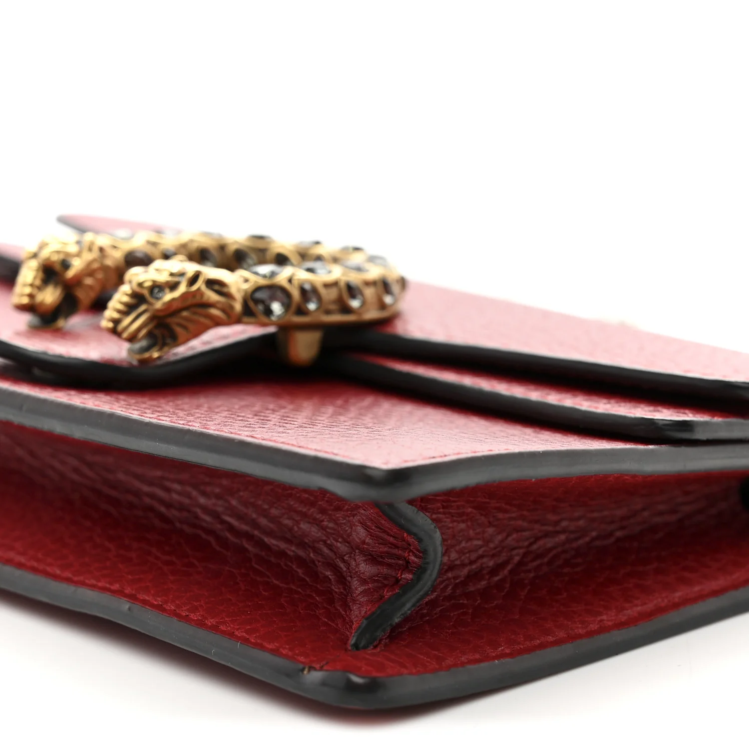 Calfskin Super Mini Dionysus Shoulder Bag Hibiscus Red - Top Club