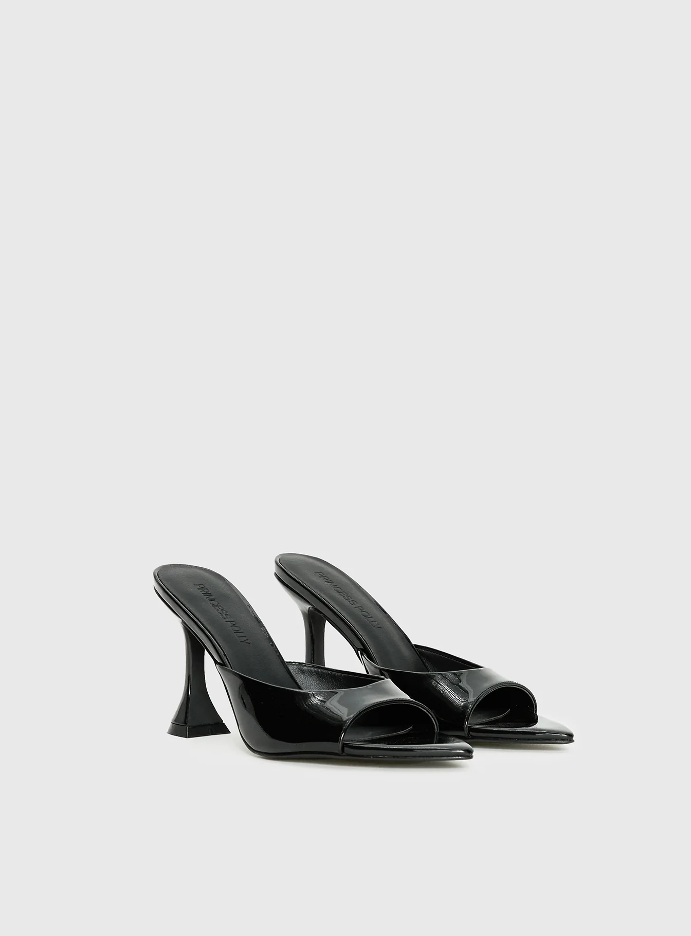 Let Love In Peep Toe Heels Black