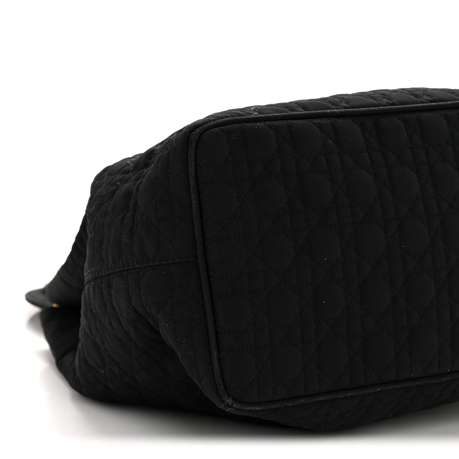 Nylon Cannage Medium Lady Dior Black - Top Club