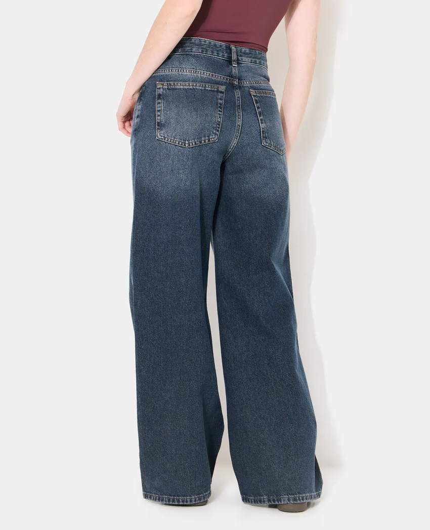 Pimkie Jean wide avec boutonnage décalé