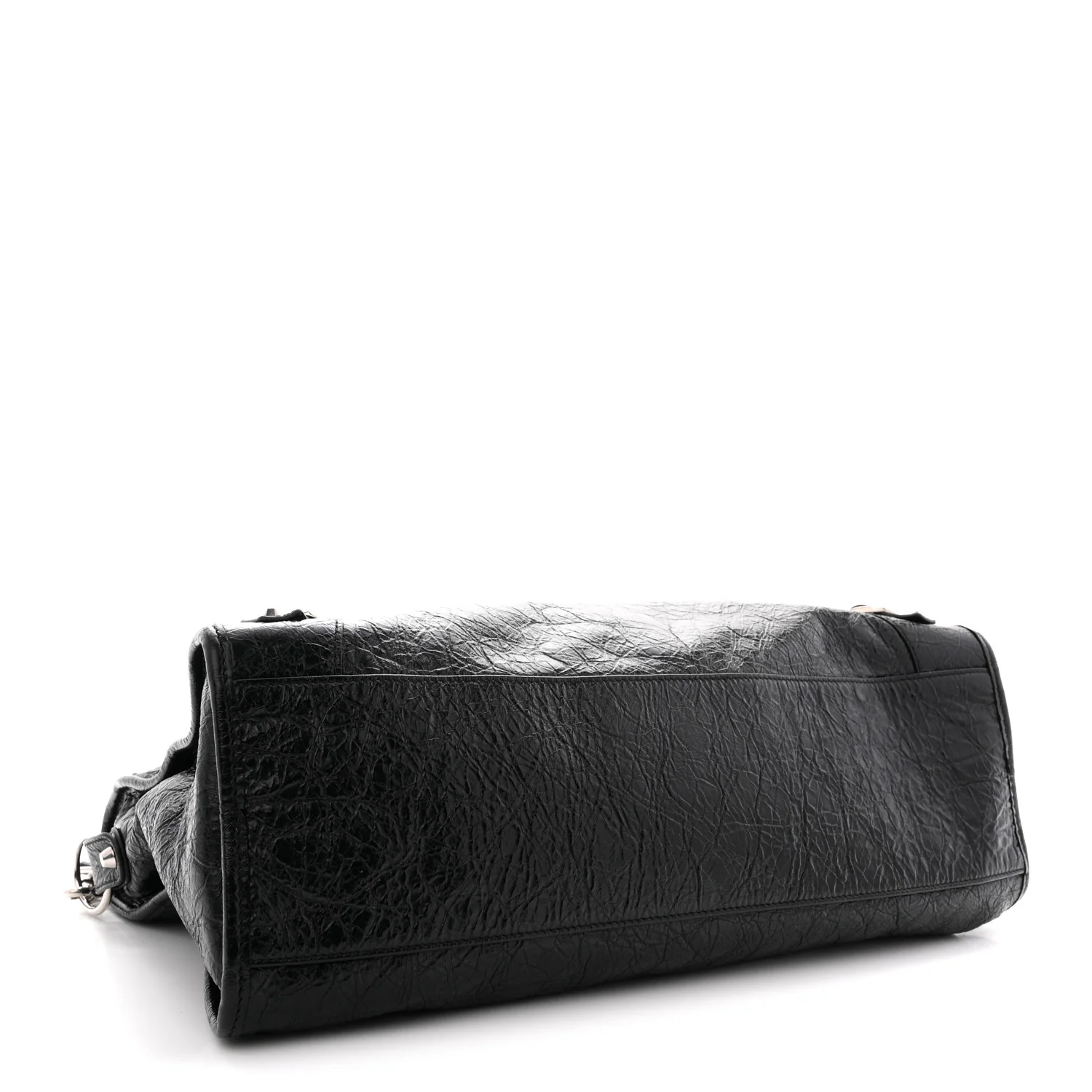 Agneau Arena Silver Hardware Medium Le City Black - Top Club