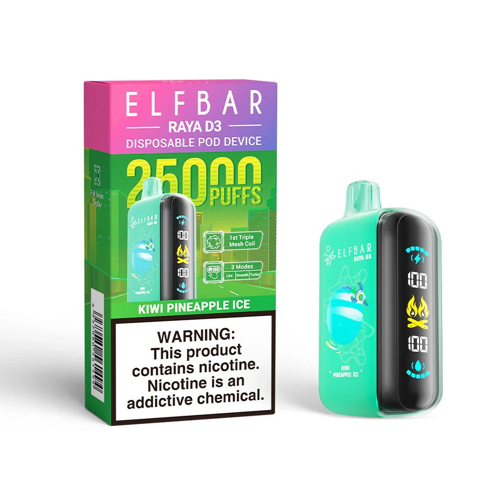 ELFBAR RAYA D3 Disposable Vape (All Flavours)