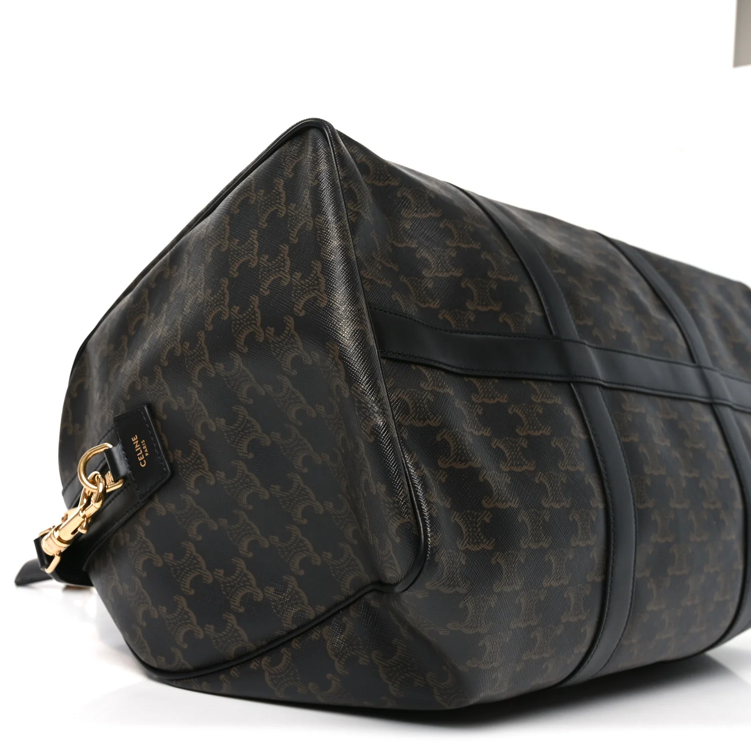 Triomphe Canvas Medium Voyage Duffle Black - Top Club