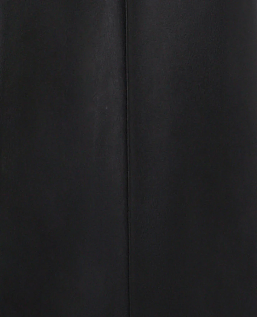 Pimkie Pantalon droit en simili avec sur piqûres