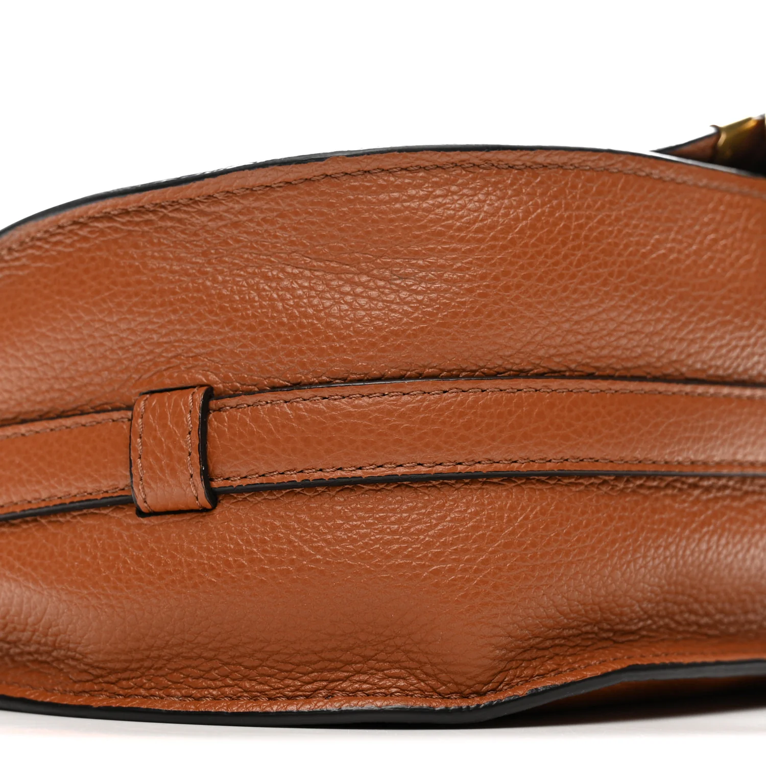 Calfskin Medium Marcie Round Crossbody Bag Tan - Top Club