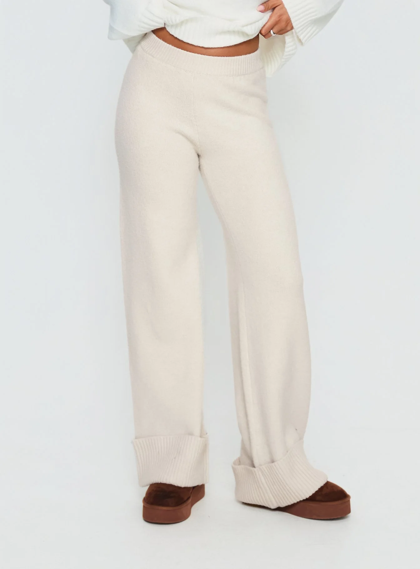 Shinead Cuffed Pants White