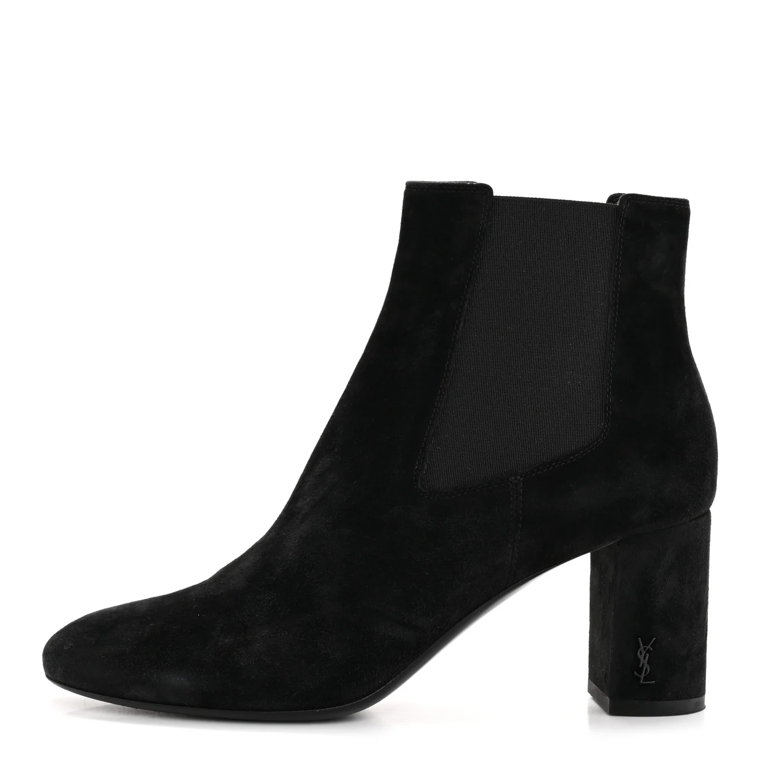 Suede Loulou Pin Booties 36 Black