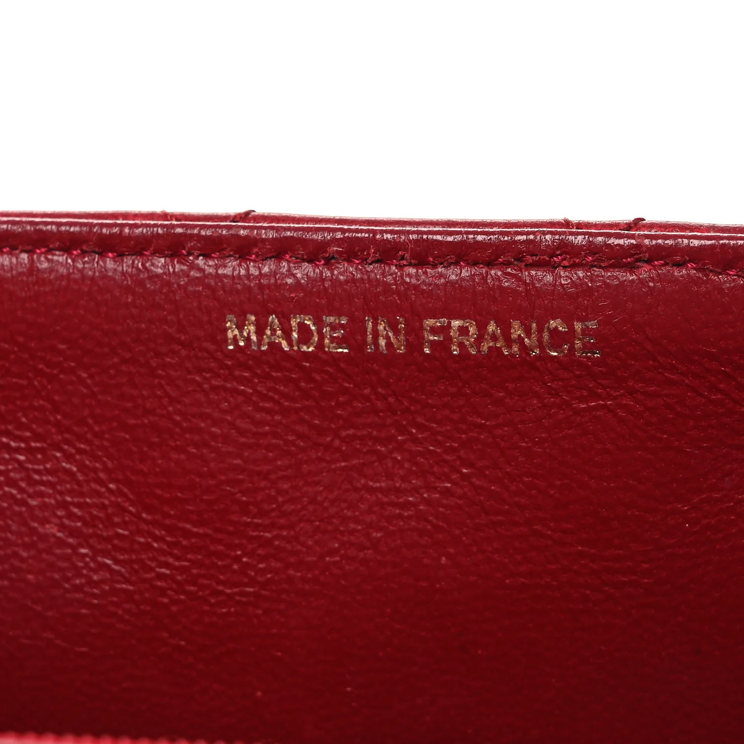 Lambskin Quilted Mini Square Flap Red - Top Club