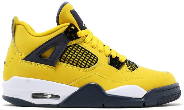 Air Jordan 4 Retro GS  Lightning  2021 408452-700 Replicas - Sneaker Replica Workshop