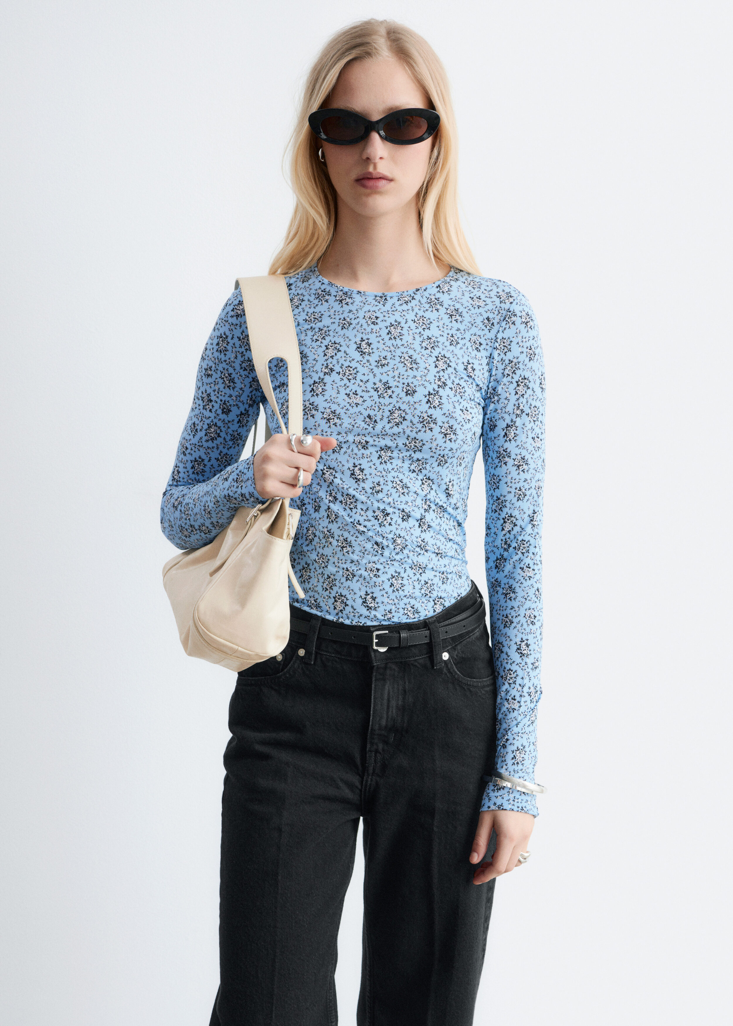& Other Stories LONG-SLEEVE JERSEY TOP