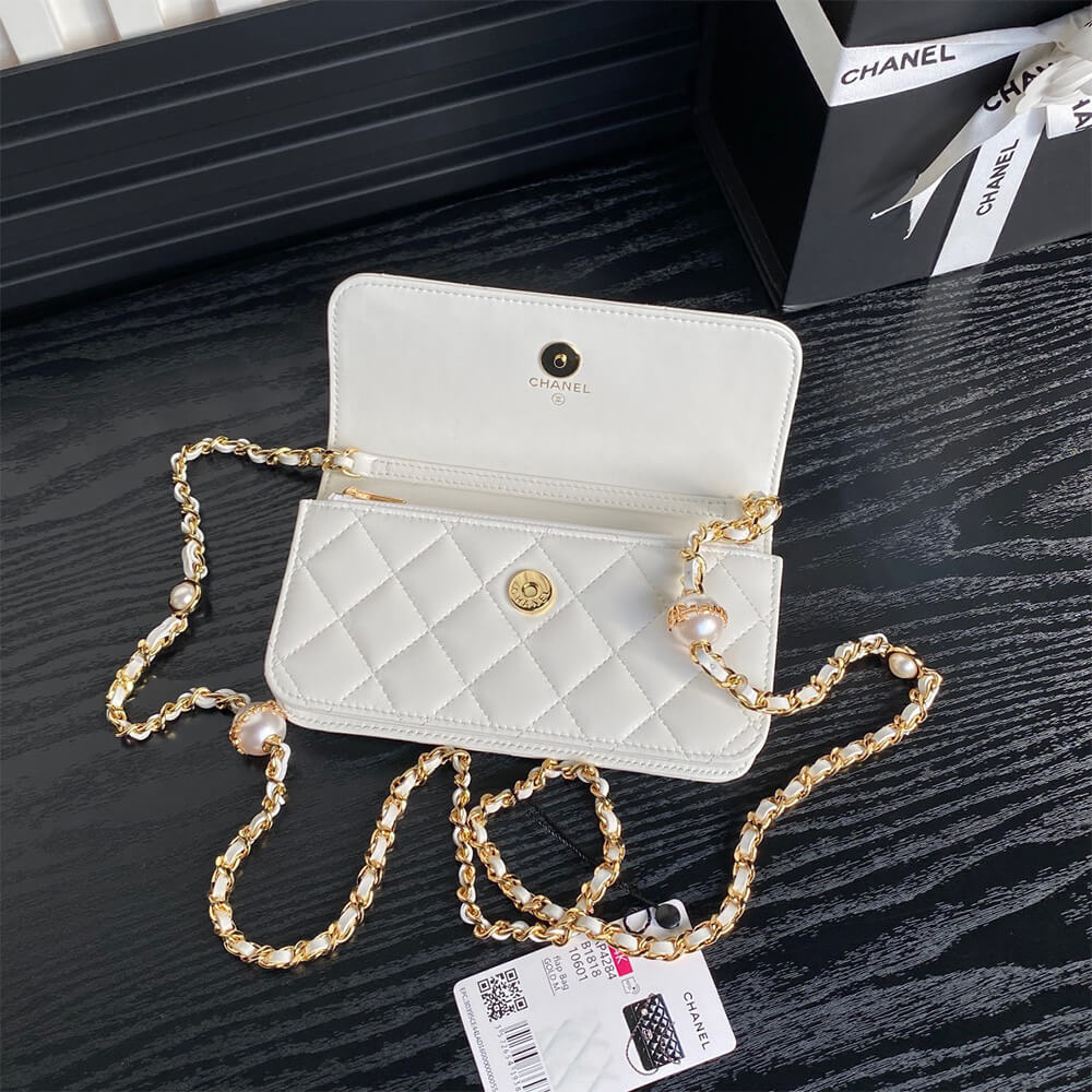 CHANEL Flap Phone Holder with Chain(HIGH-END GRADE) - Top Club
