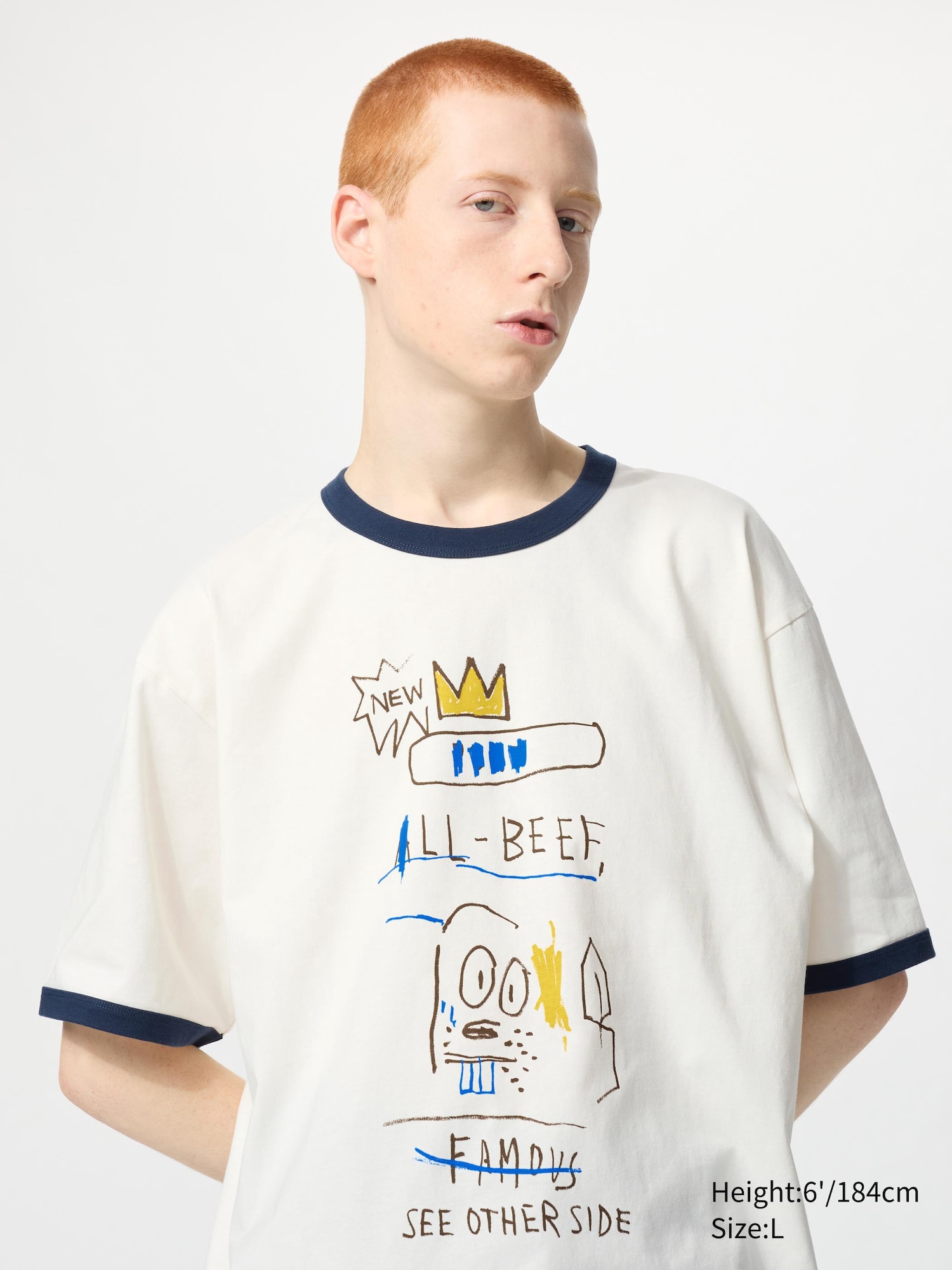 NY POP ART Jean-Michel Basquiat UT Graphic T-Shirt