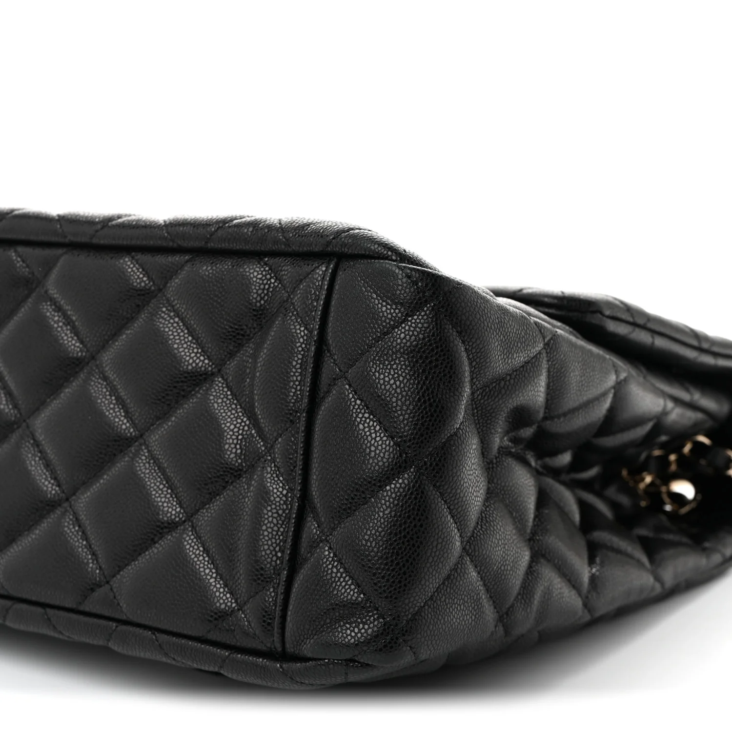 Caviar Quilted XXL Travel Flap Bag Black - Top Club