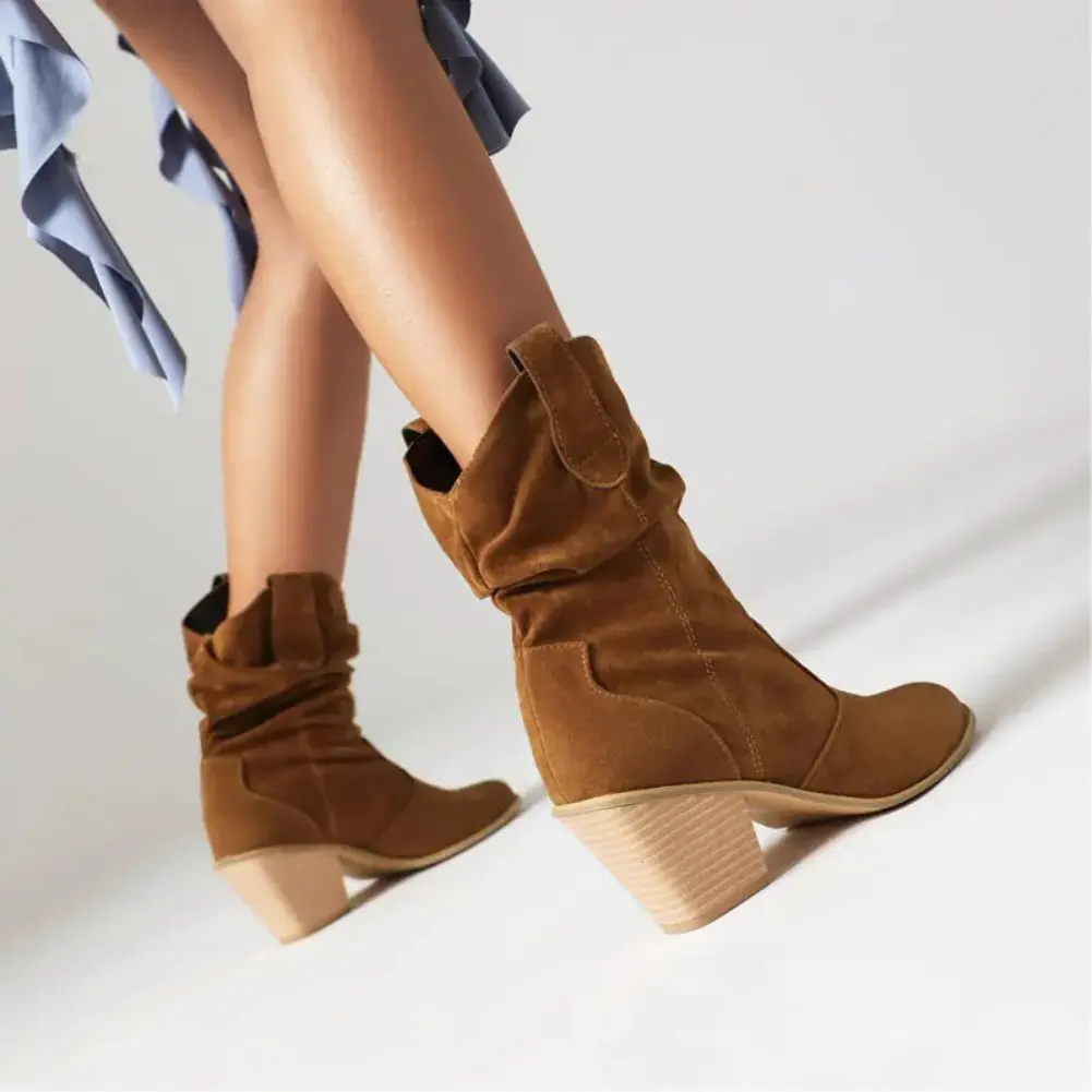 Alison Hart�?Ruched Western Boots