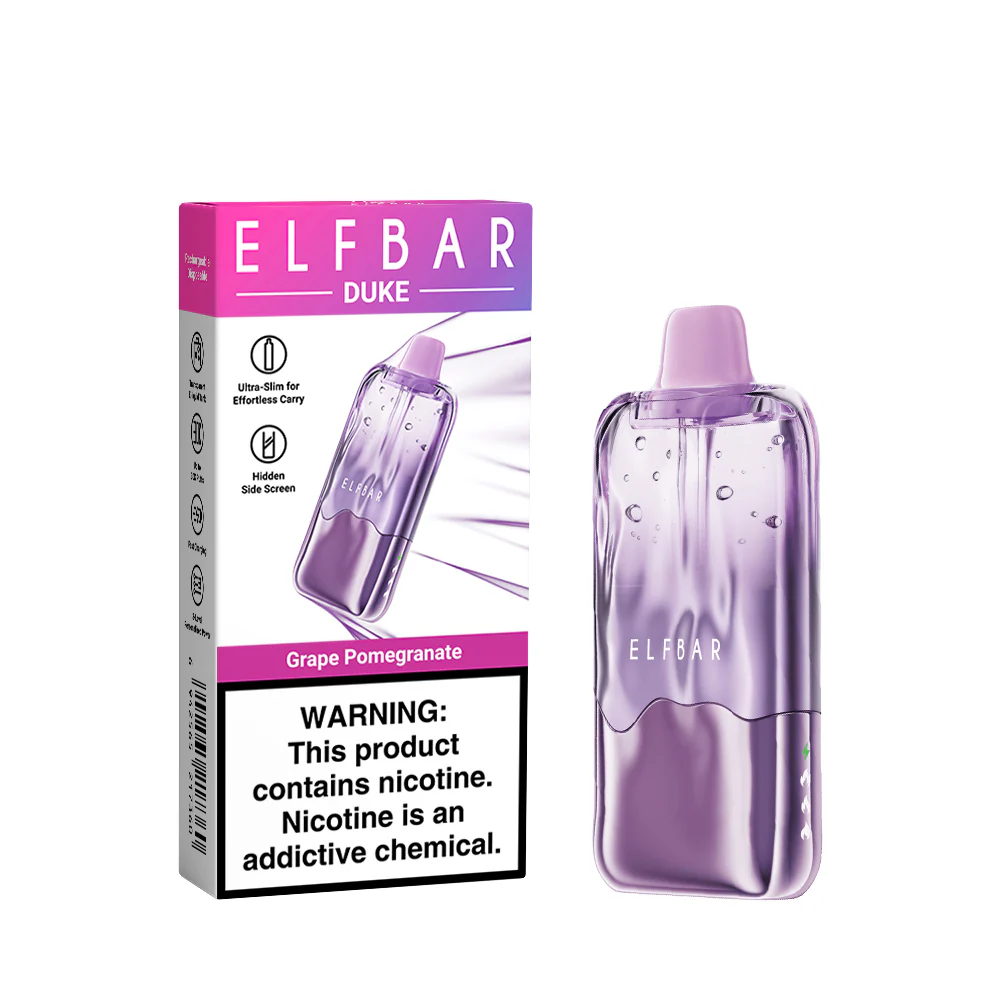 ELFBAR DUKE Rechargeable Disposable Vape (All Flavours)