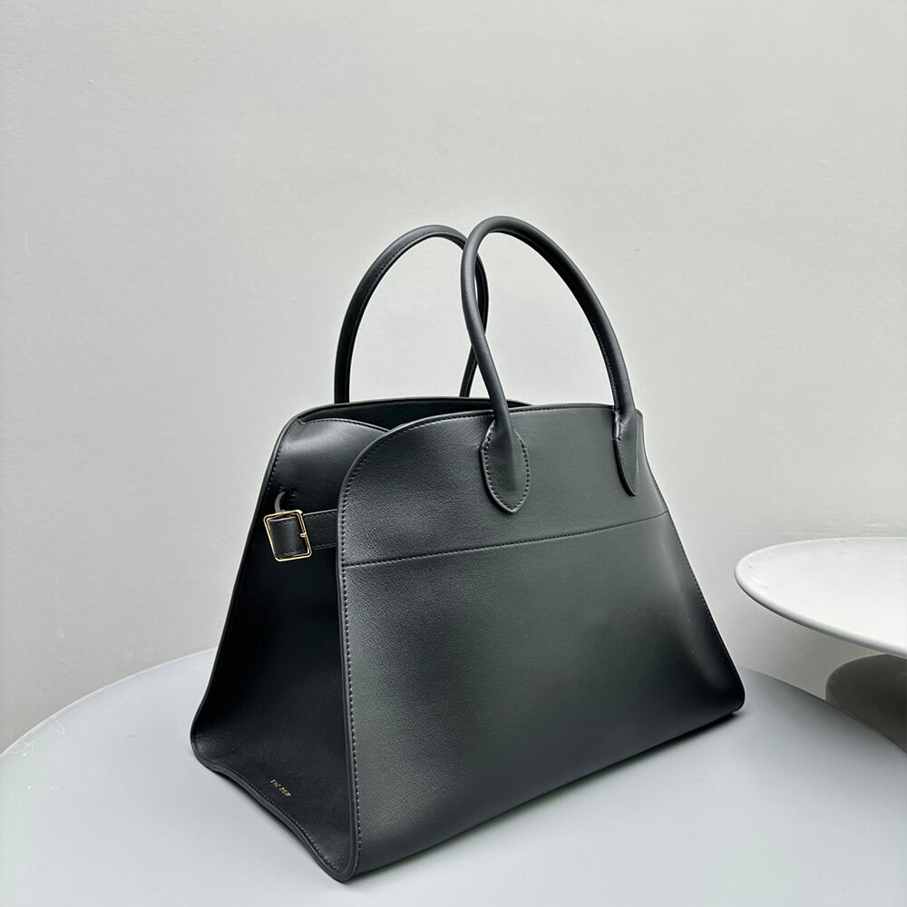 THE ROW  Soft Margaux 15 leather bag(High-end Grade) - Top Club