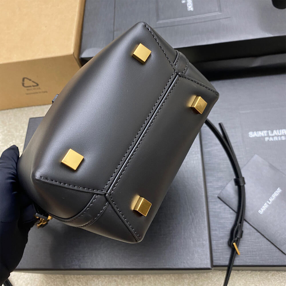 YSL LE 37 mini in shiny leather - Top Club