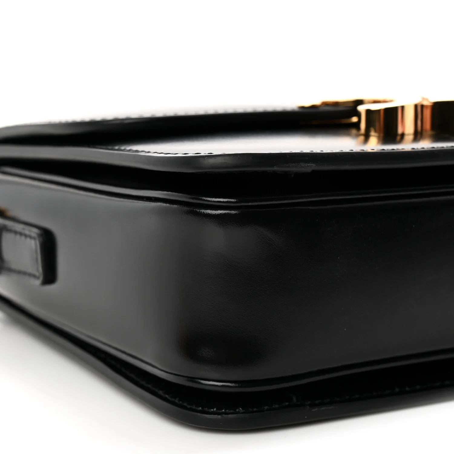 Shiny Calfskin Teen Triomphe Black - Top Club