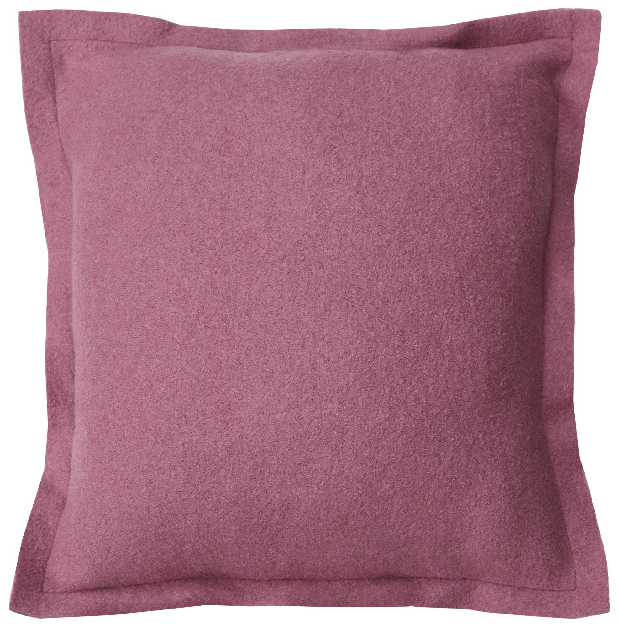 kussen bioled wol cerise 50x50cm
