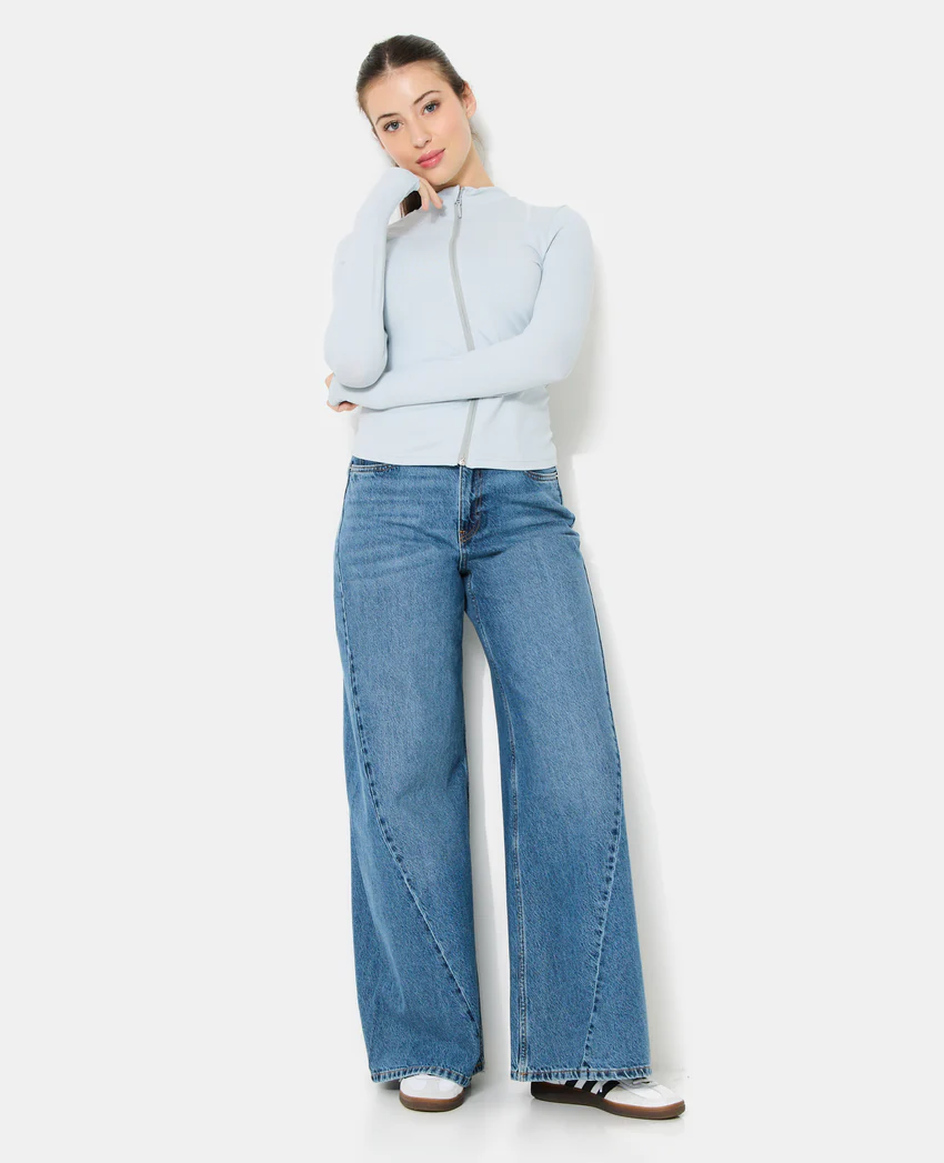 Pimkie Gilet zippé en matière sculptante