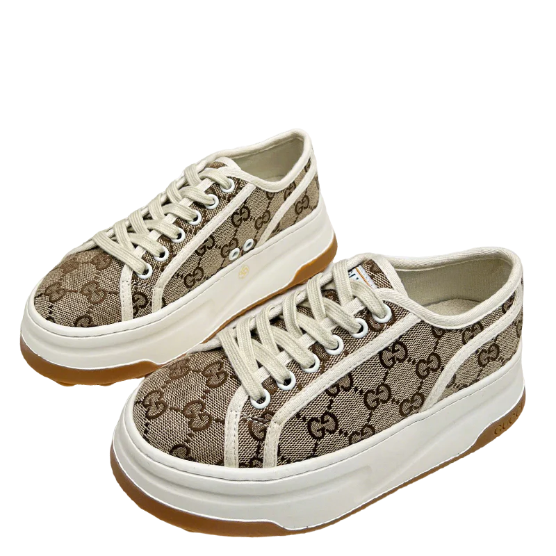 Gucci Women's GG Canvas Platform Sneakers For Fashion - Forward Looks - Sneaker Replica Workshop