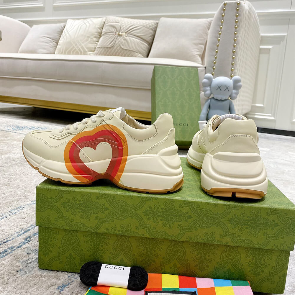 Gucci Heart Chunky Rhyton Sneaker - Top Club
