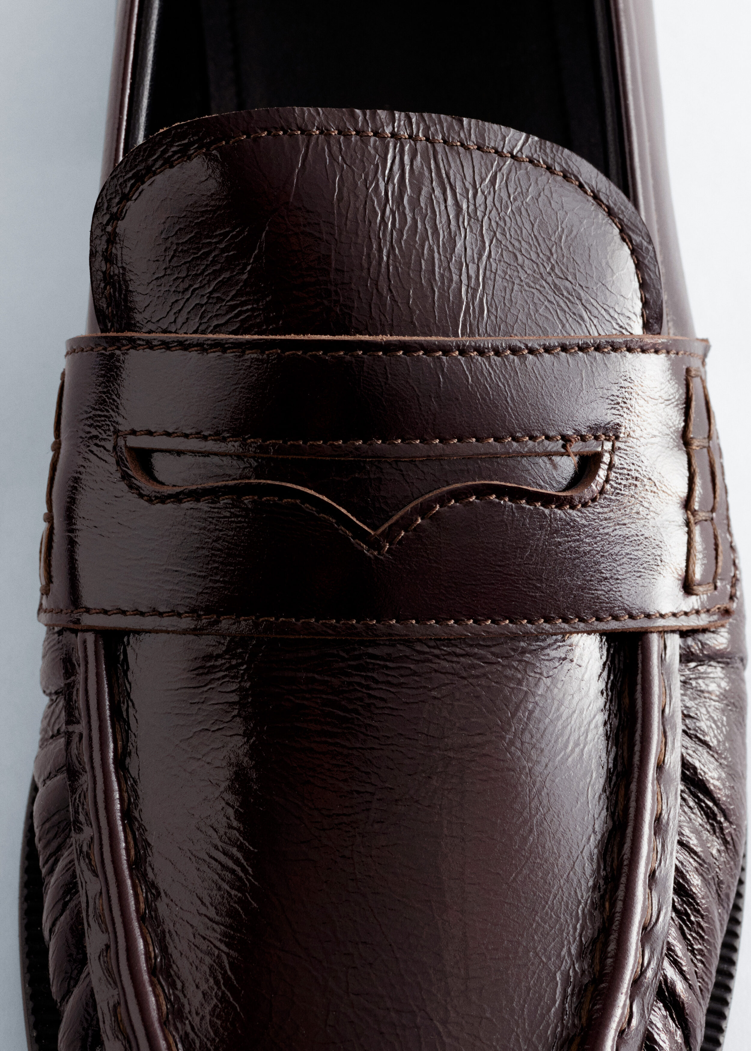 & Other Stories LEATHER PENNY LOAFERS