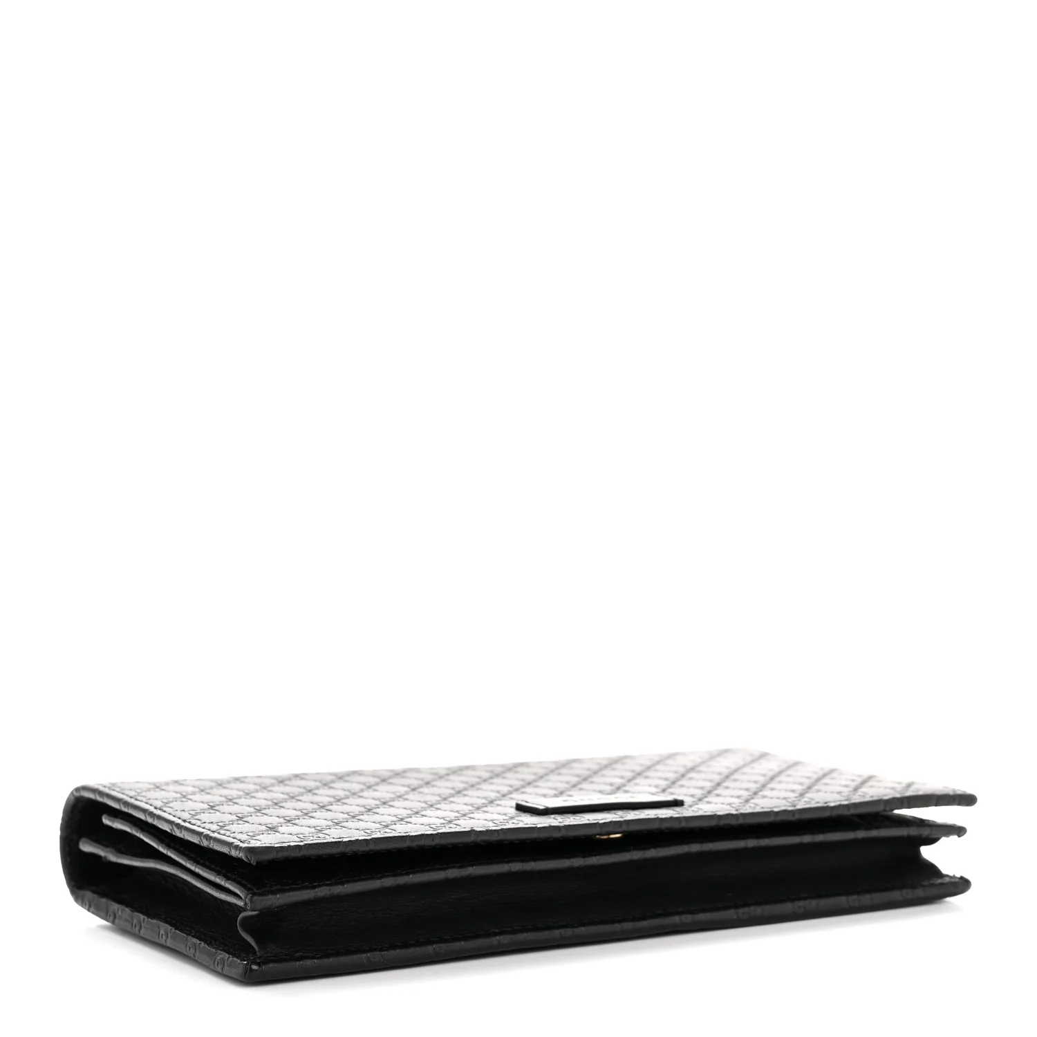 Microguccissima Crossbody Wallet Black - Top Club