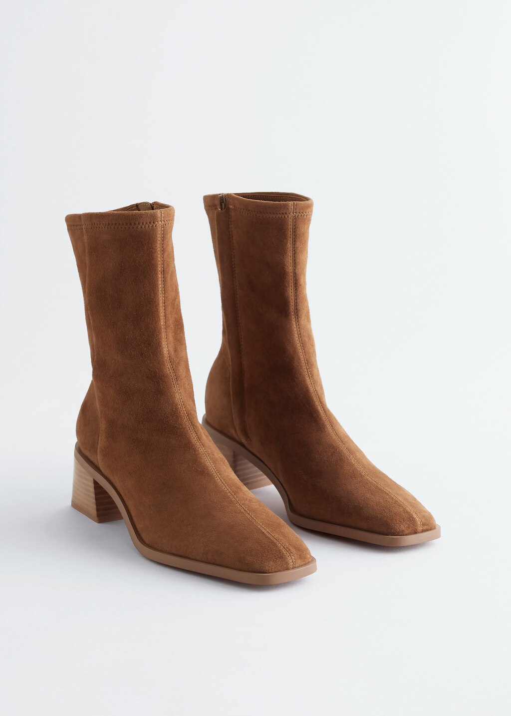 & Other Stories SUEDE SOCK BOOTS